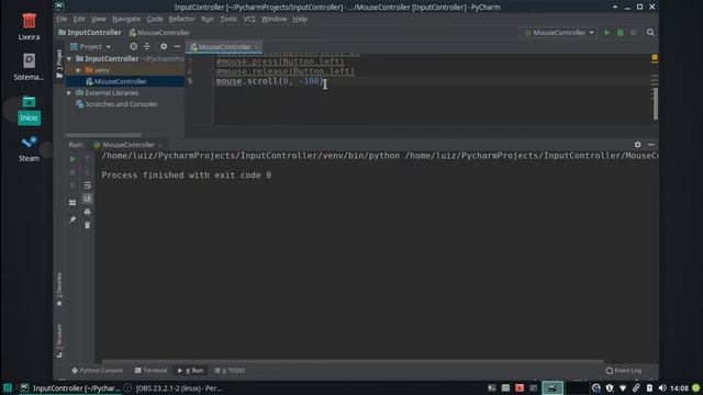 Pynput parte 1 - Controlando o mouse com python смотреть онлайн