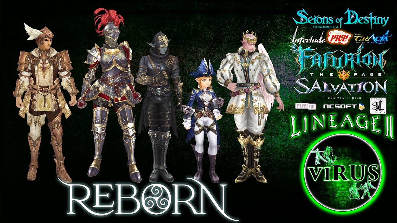 New Costume Set 01. LINEAGE II-Interlude. For The Www.L2Reborn.Org Server ◄√i®uS►