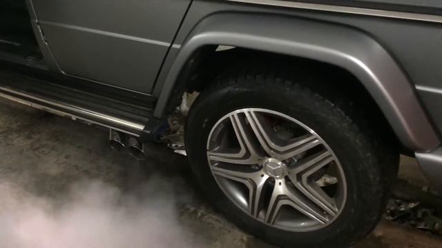 Тюнинг Краснодар спортивный выхлоп Мерседес Геленваген (tuning-elite.com) смотреть онлайн