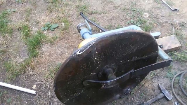 Самодельная роторная косилка. Модернизация или небольшой ремонт. смотреть онлайн