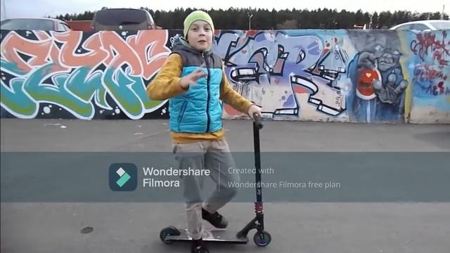 Обучалка - трюк Барспин на трюковом самокате смотреть онлайн