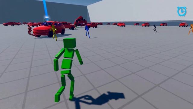 Рэгдолл челлендж! Перебежать арену набитую тачками! Дорога смерти! Fun with Ragdolls The Game! смотреть онлайн