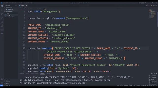 Python Student Management System смотреть онлайн