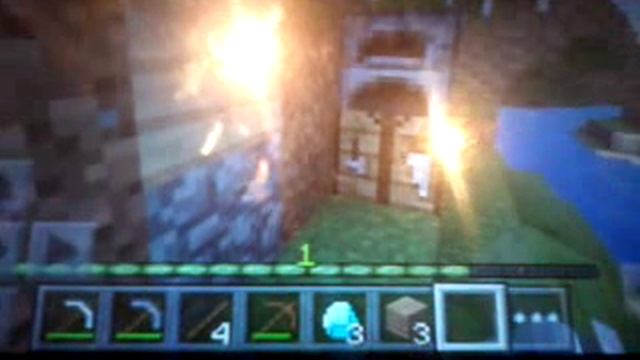 Как сделать алмазную кирку в майнкрафт. смотреть онлайн