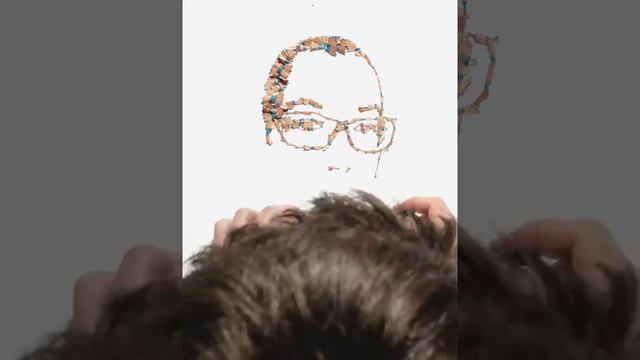 Портреты из обрезок карандашей смотреть онлайн