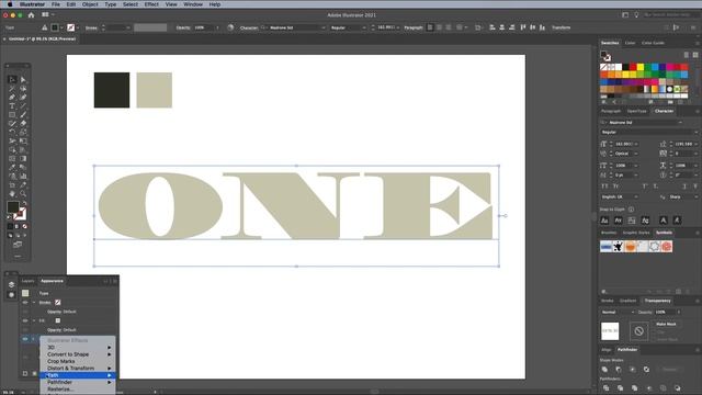How to Create a Money Text Effect in Adobe Illustrator смотреть онлайн