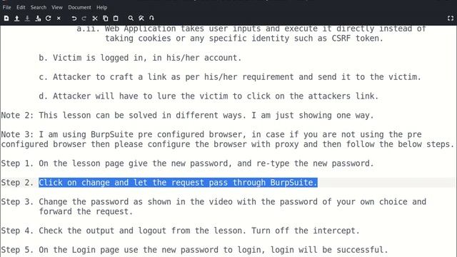 CSRF Change Password смотреть онлайн