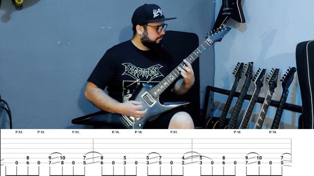 How to play Mouth for war | Pantera tabs | The Hellion смотреть онлайн