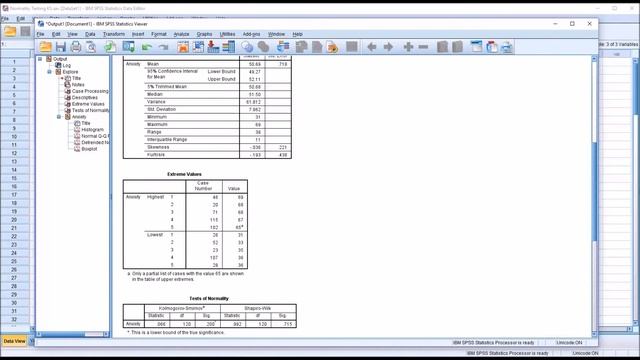 Kolmogorov-Smirnov Test (KS Test) of Normality for Each Level of Independent Variable in SPSS смотреть онлайн