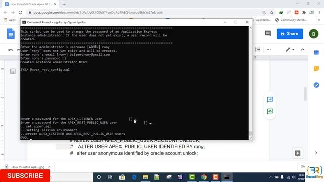 Install oracle apex 20.1 on Oracle 19c Database смотреть онлайн