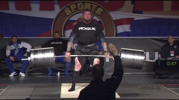2019 Arnold Strongman Classic | Rogue Elephant Bar Deadlift - Full Live Stream Event 1