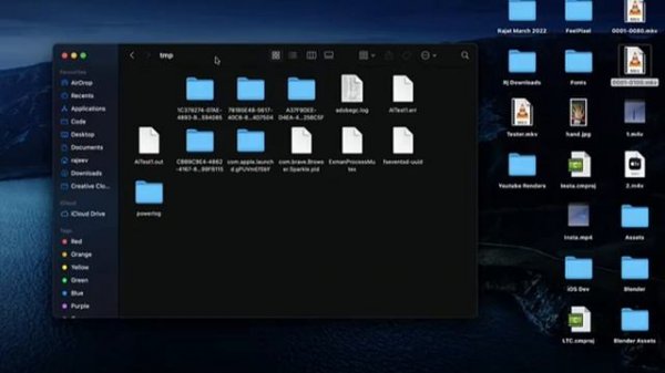 Find Rendered Files in /tmp | Open Blender Tmp Folder in MacOS | Blender Tips