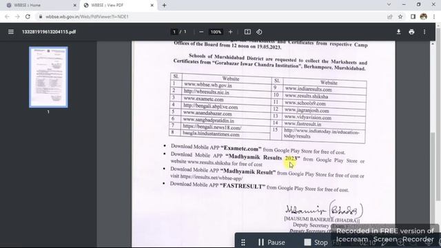 Madhomik results// mobile//#application all details #result #wbbse #madhyapradesh смотреть онлайн