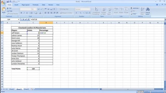 How to calculate percentages in MS Office Excel - PC Training Zone смотреть онлайн