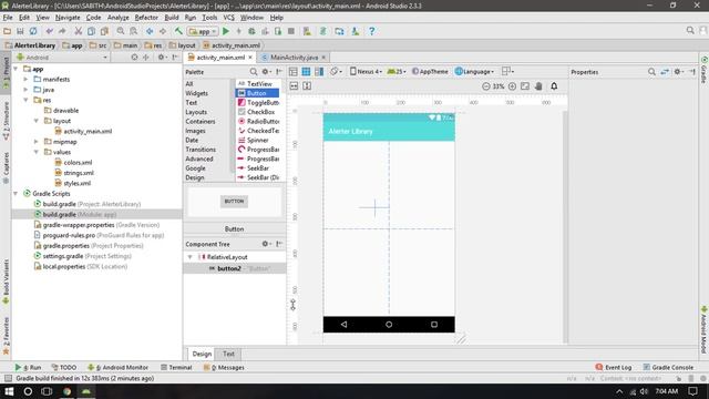 Material Alerter Pop-Up in Android App | Android Studio 2.3.3 | Android Libraries Tutorials смотреть онлайн