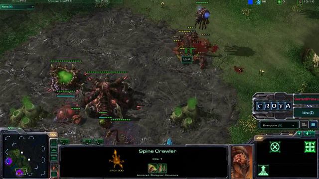 StarCraft 2 - 144 GerrardPrime vs Idra ZvZ on Lost Temple + Bonus смотреть онлайн
