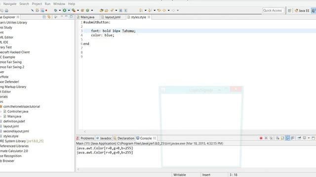 JSML GUI Framework Tutorial 3: Stylesheets смотреть онлайн