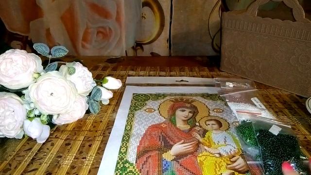 Подбор бисера к иконе Богородице Скоропослушница,производителя Арт-Соло. новый старт.вышивка бисеро смотреть онлайн