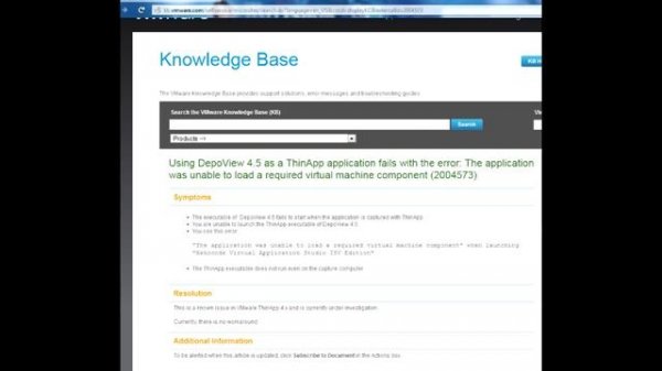 Ошибка The application was unable to load a required virtual machine component