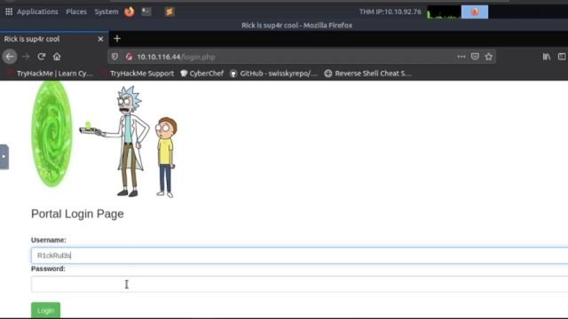 Pickle Rick Tryhackme CTF смотреть онлайн