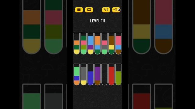 water sort puzzle level 111 смотреть онлайн