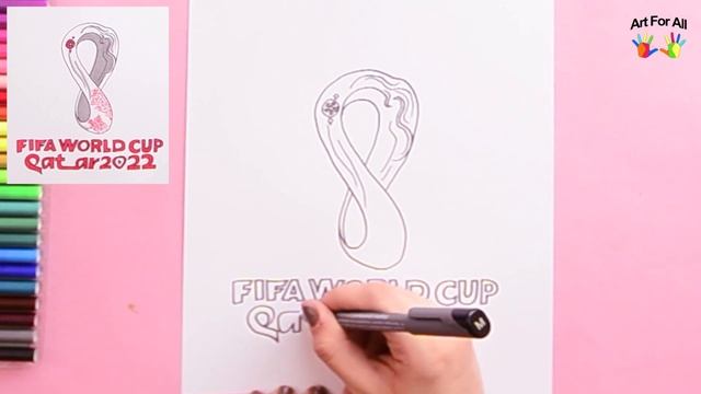 How to draw 2022 FIFA World Cup Qatar logo смотреть онлайн