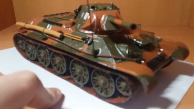 Звезда-модель Т-34/76 (1942) строит и краски. смотреть онлайн