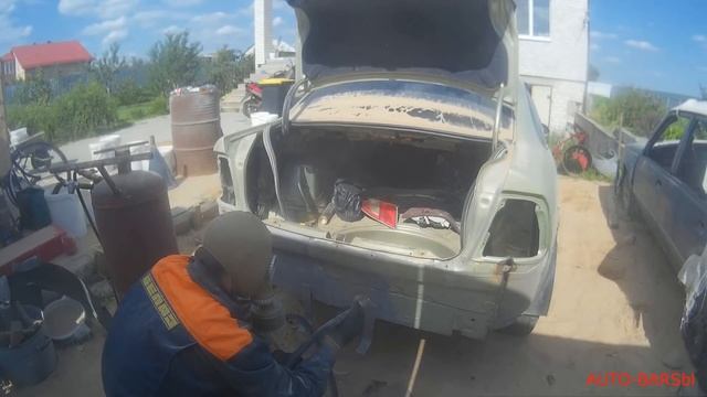 Опель Вектра Б (Кузовной ремонт и пескоструй) смотреть онлайн