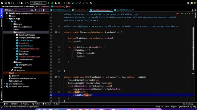 Graph Course| Part 5| Find Mother Vertex смотреть онлайн