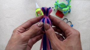 ?DIY Синельная проволока  Поделки из синельной проволоки  Осьминог  Поделки с детьми