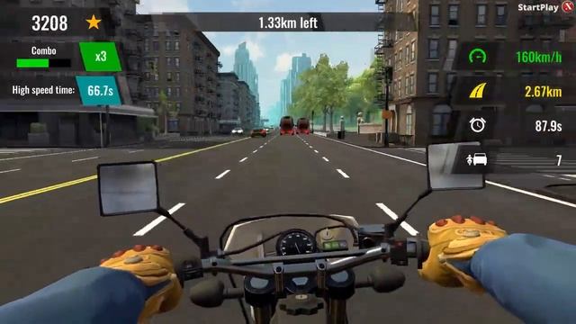 Moto Rush GT Gameplay No Crash - Nintendo Switch смотреть онлайн