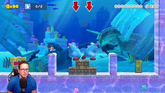 Unbreakable Thwomps + Sticky Beetles + Midair Jumps = UNO MAS MADNESS смотреть онлайн