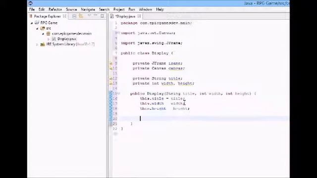 Java RPG Tile Game Tutorial EP.1 смотреть онлайн