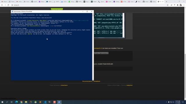 Installing Scoop In Windows 10