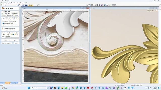 Tips & Tricks | 3D Model Design vectric aspire, Design&Make | VCarve, From 3D.#cncwoodcraft смотреть онлайн