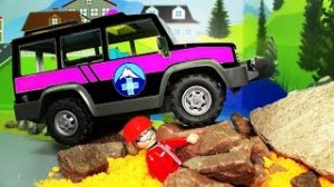 Мультики про машинки - Обвал в горах! Мультфильмы с игрушками для детей развивающие!.mp4