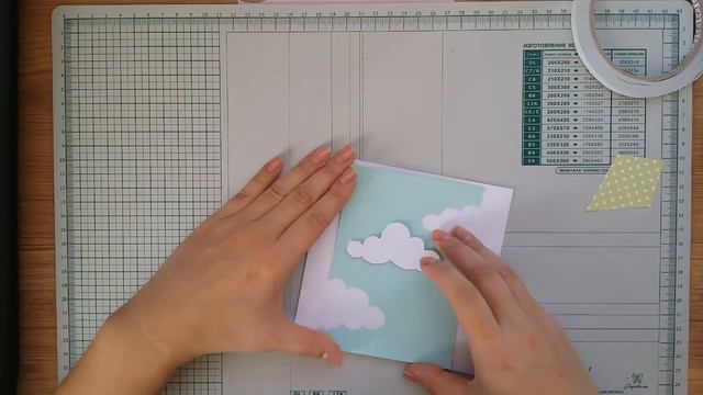 Открытка своими руками. Скрапбукинг. Card tutorial. смотреть онлайн