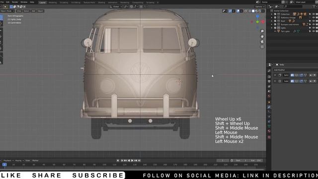 Realistic Car Modeling in Blender 2.83: Volkswagen Van/Bus (Time-lapse Tutorial) смотреть онлайн