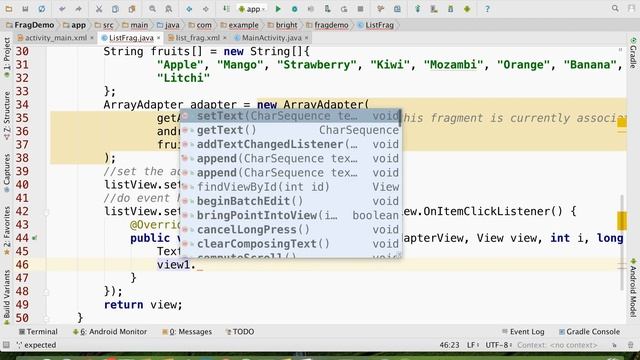Create Static Fragments in Android смотреть онлайн