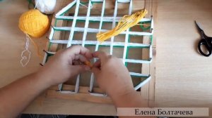 Мастер-класс "Салфетка на рамке" (ромашки)