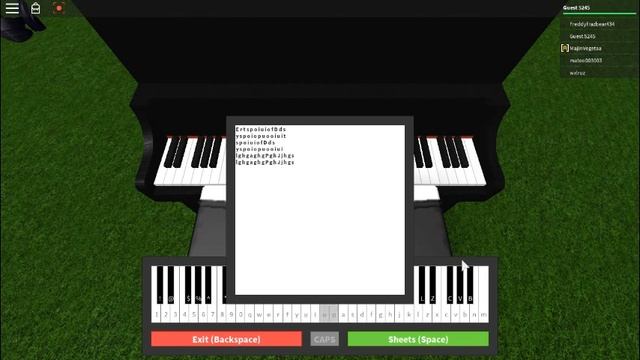 Roblox Virtual Piano|Playing Undertale Music| смотреть онлайн