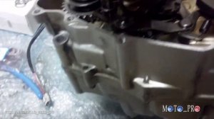 Установка китайского вала кикстартера на XT225 serow