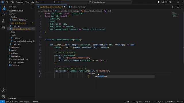 AWS CDK v2 Project Setup and Introduction (with a Lambda + SQS Example in Python) смотреть онлайн
