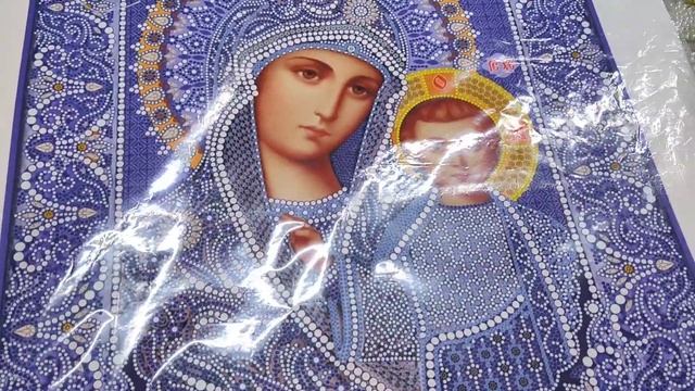 Обзор Наборов для вышивки бисером. Богородица Казанская смотреть онлайн