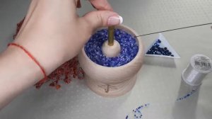 Спиннер для бисера. Как спиннером набрать бисер.