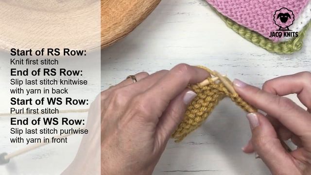 How to obtain clean neat edges to your knitting projects. смотреть онлайн