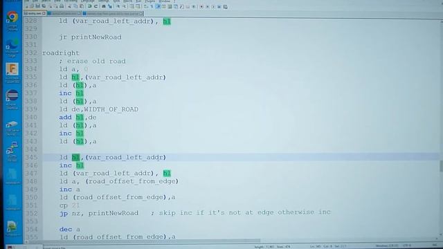 ZX81 Racing Game Part 3