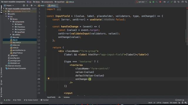 React Reusable Component - #4 TextArea смотреть онлайн