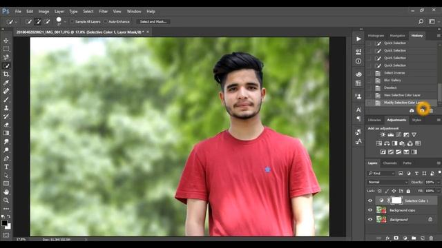 HOW TO BLUR BACKGROUND IN PHOTOSHOP | How to change grass colour| RETOUCHING | EDITING GURUJI смотреть онлайн