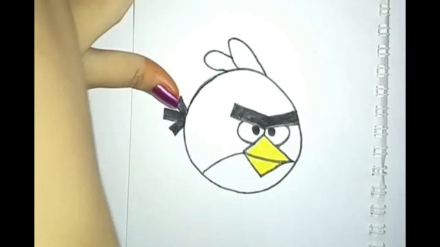 How To Draw ANGRY BIRDS - Easy Red Angry Bird Step by Step Drawing Tutorial || Mj Art Gallery смотреть онлайн